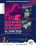 Sinfoniekonzert in der Stadthalle am 14. Juni 2025 